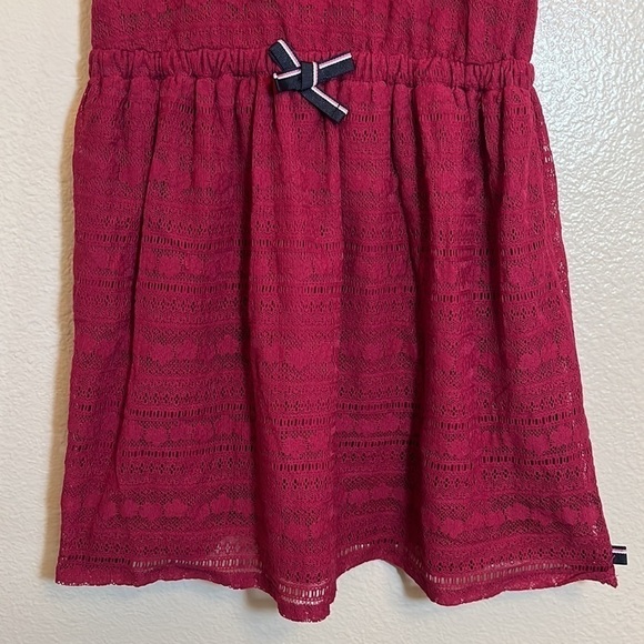 𝅺TOMMY Hilfiger Dark Red Girl Dress - Picture 5 of 14